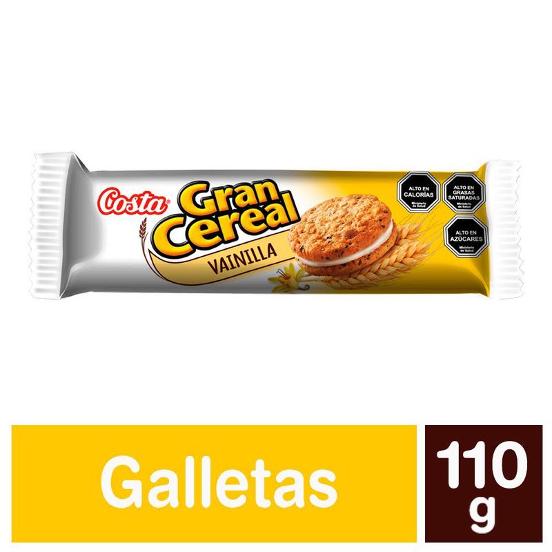 COSTA - Galleta Gran Cereal Sandwich Vainilla Costa 110 g