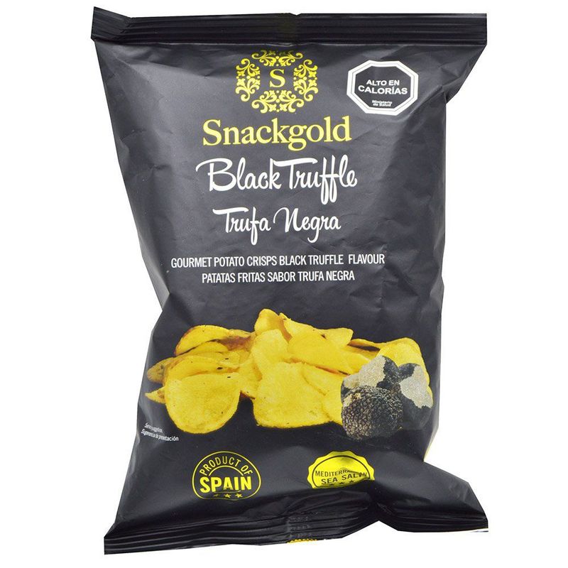 SNACK GOLD - PAPA FRITA TRUFA NEGRA  SNACK GOLD 125 G