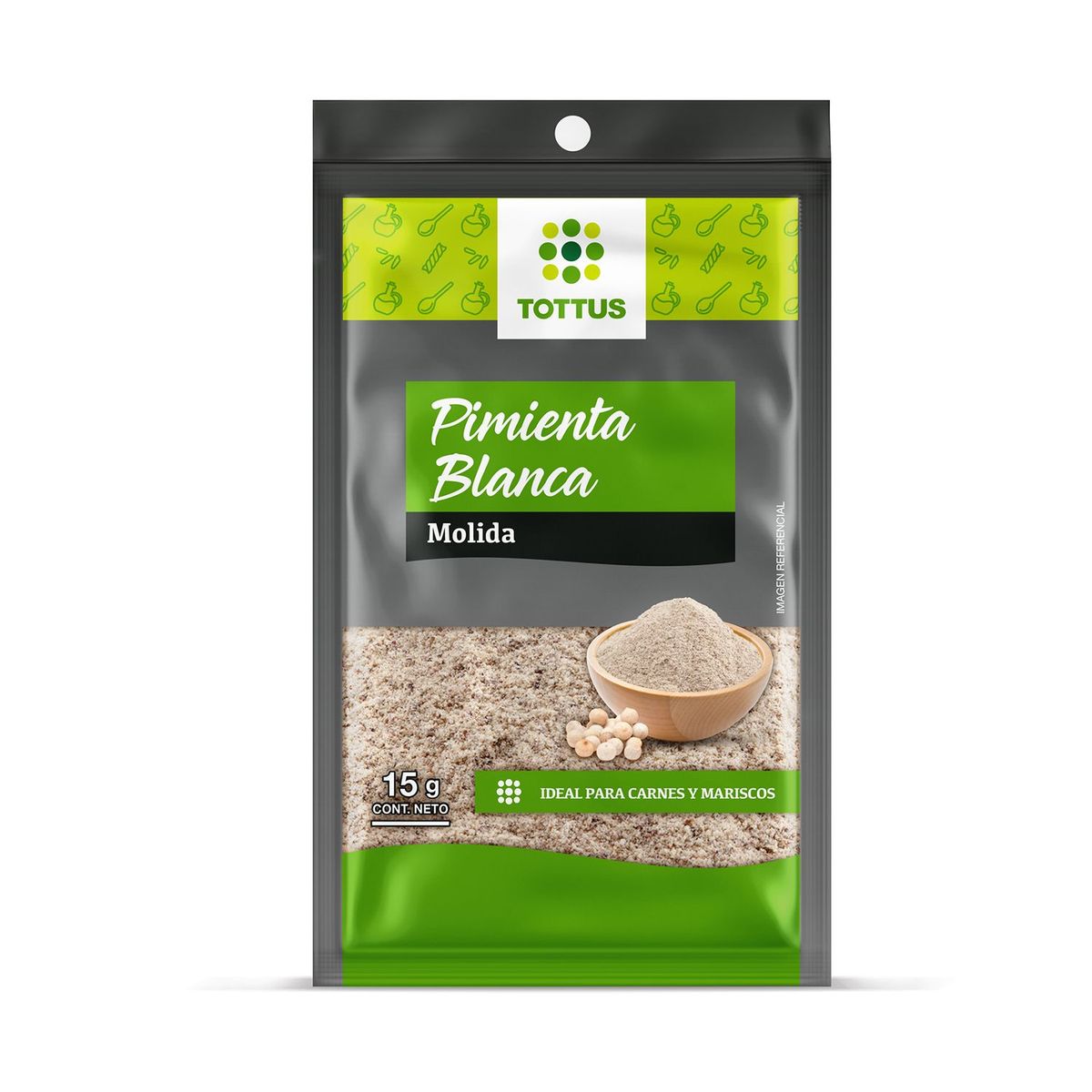 TOTTUS - Pimienta Blanca Molida