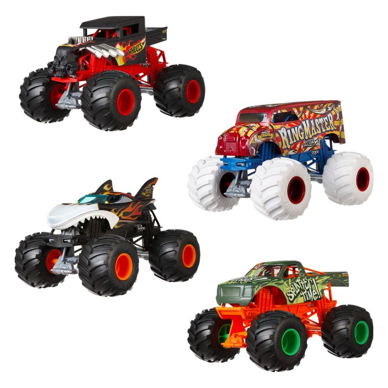 HOT WHEELS - Vehículo Monster Trucks 1:24