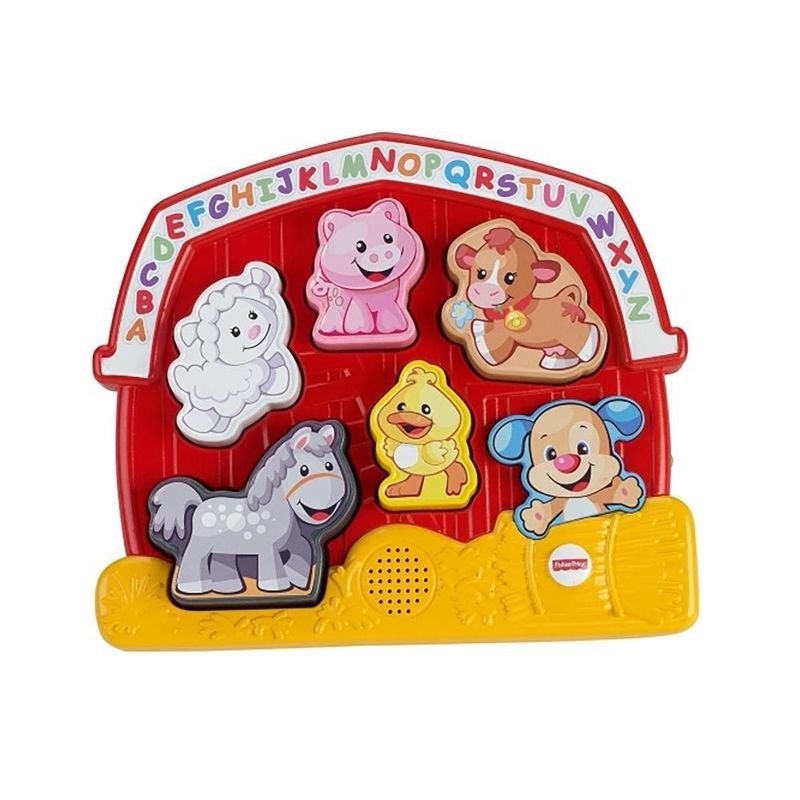 FISHER PRICE - F-P Ríe Y Aprende Rompecabezas Sonidos De Animales Surtidos