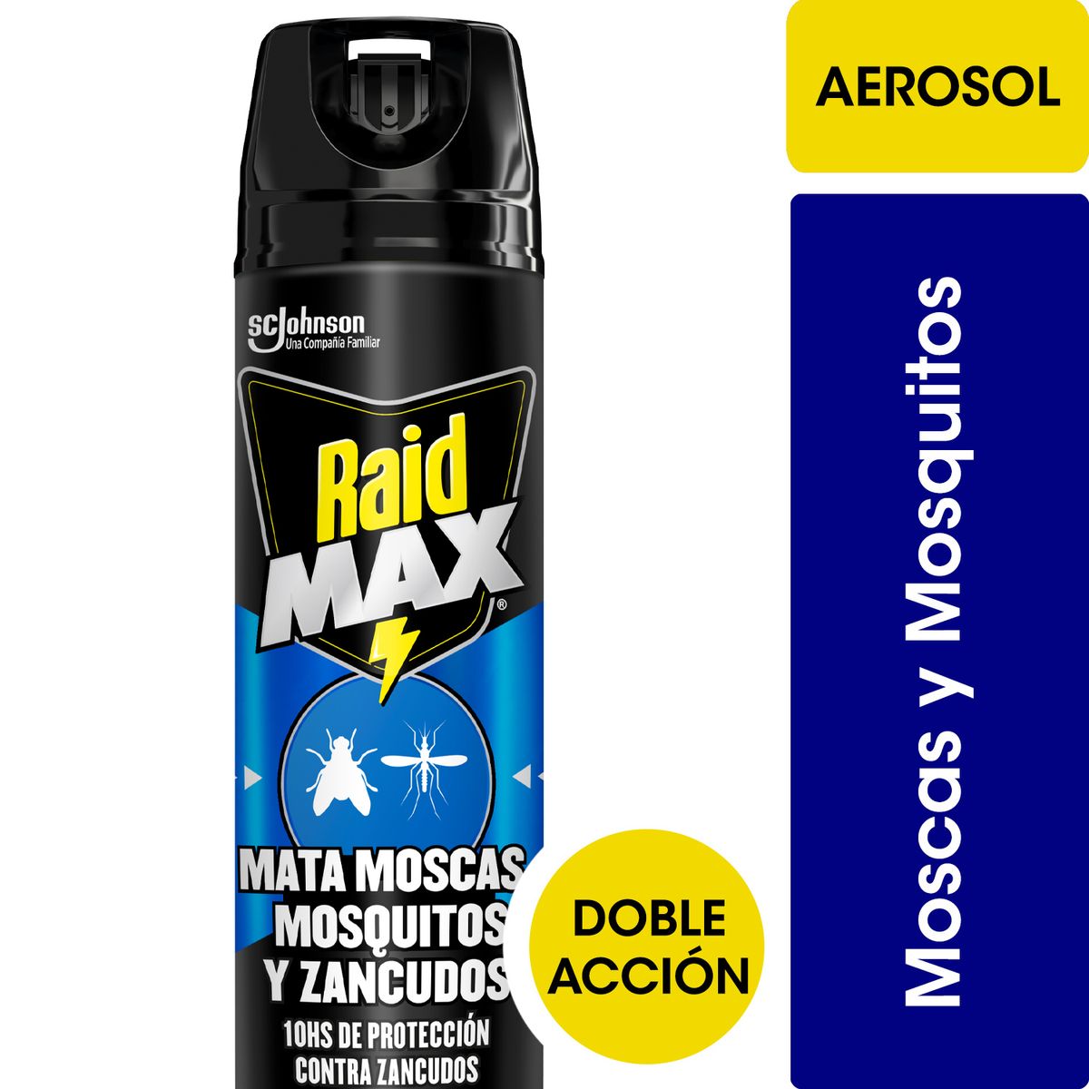 RAID - Insecticida Max Mata Moscas, Mosquitos y Zancudo