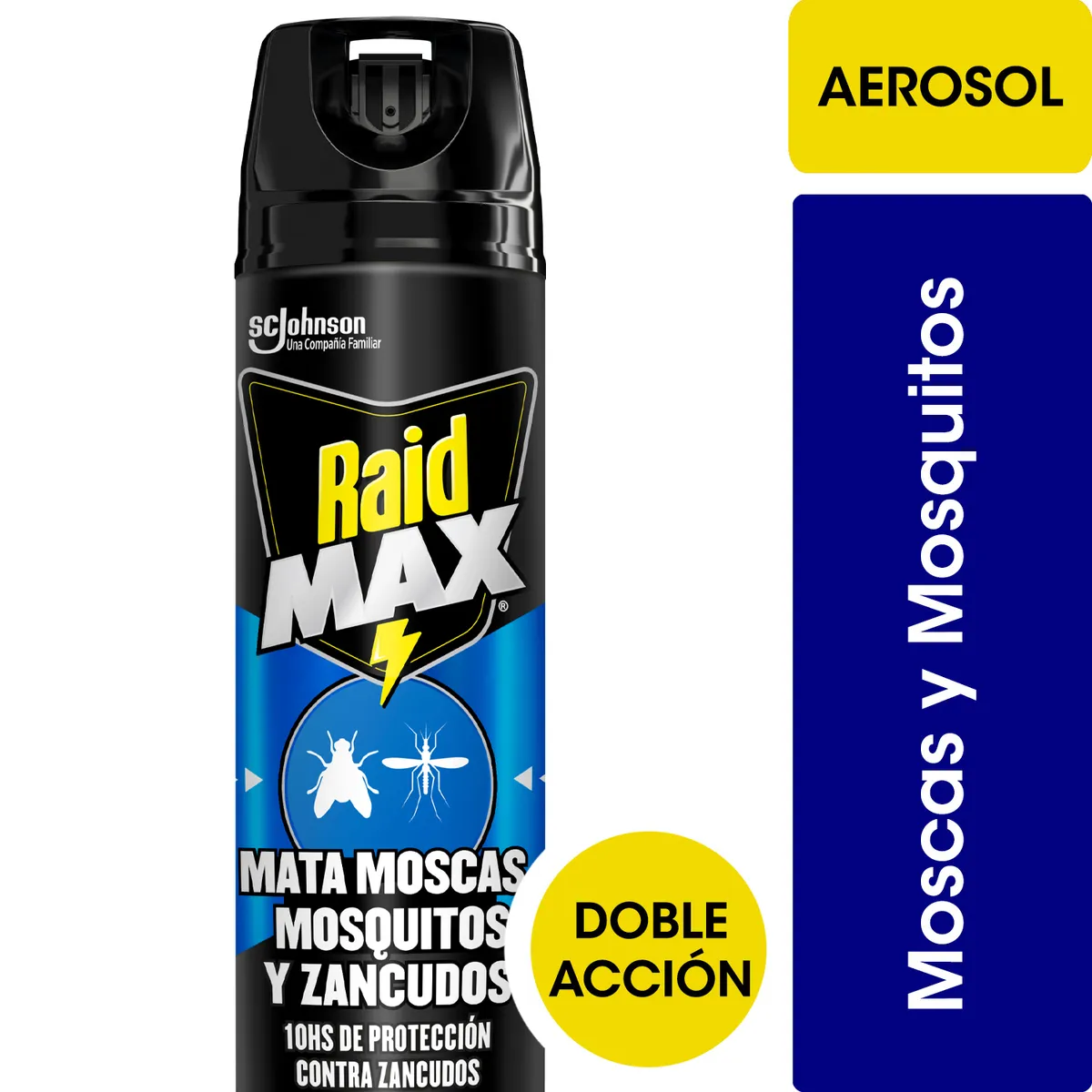 RAID - Insecticida Max Mata Moscas, Mosquitos y Zancudo