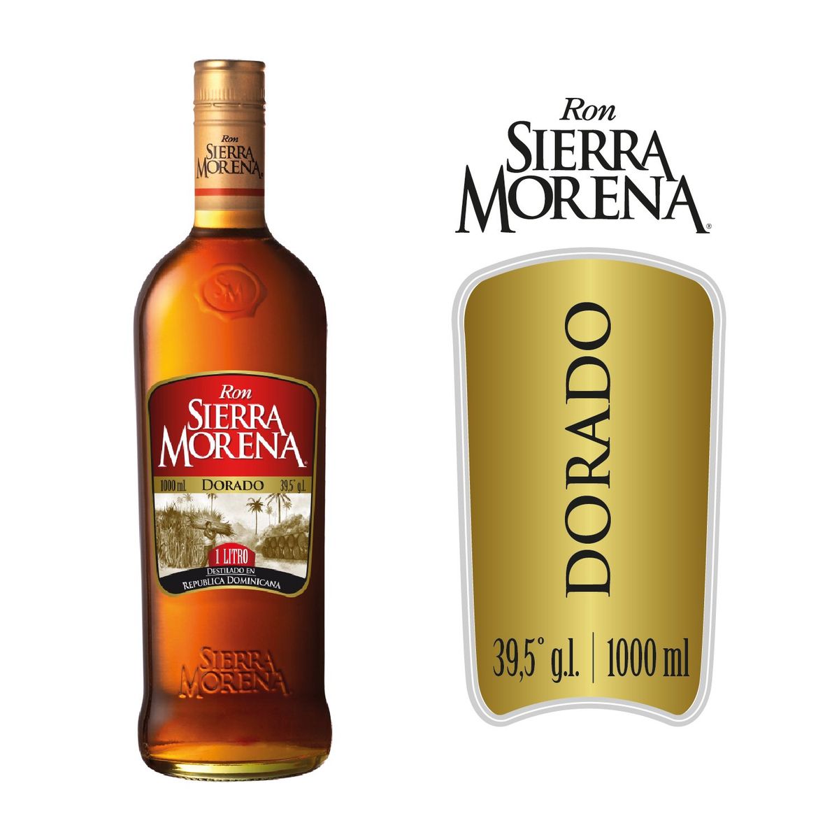 SIERRA MORENA - Ron Dorado Sierra Morena 39.5g 1000 ml
