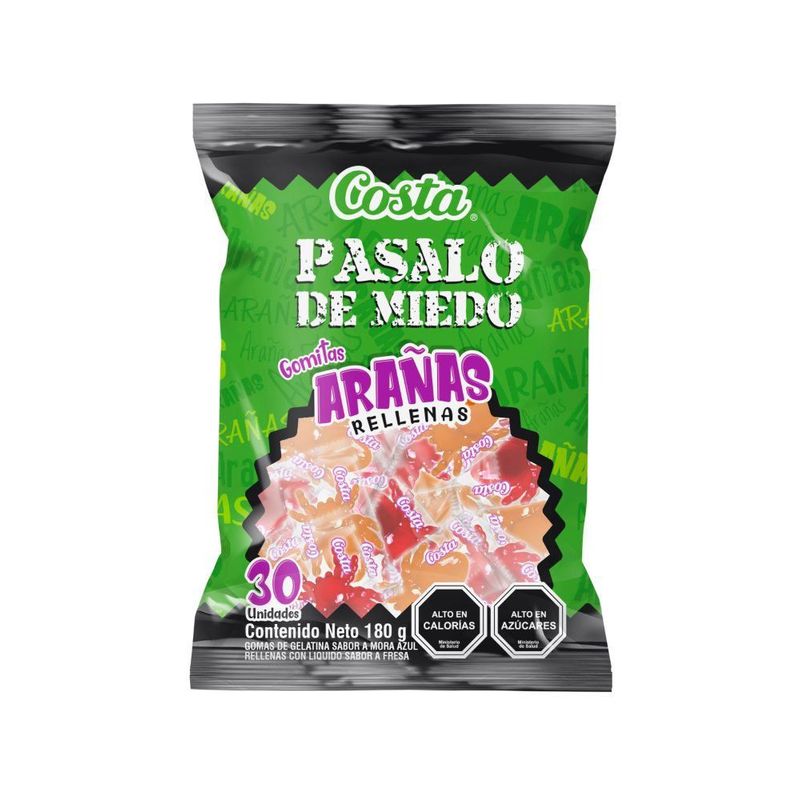 COSTA - GOMITAS ARANAS RELLENAS  COSTA 180 GR