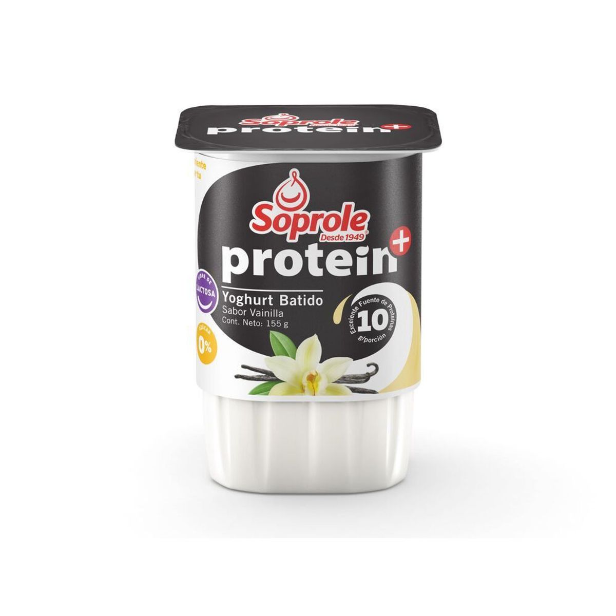 SOPROLE - Yoghurt Protein+ Sabor Vainilla Soprole 155 g