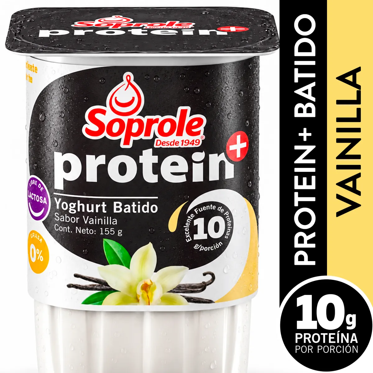 SOPROLE - Yoghurt Protein+ Sabor Vainilla Soprole 155 gr