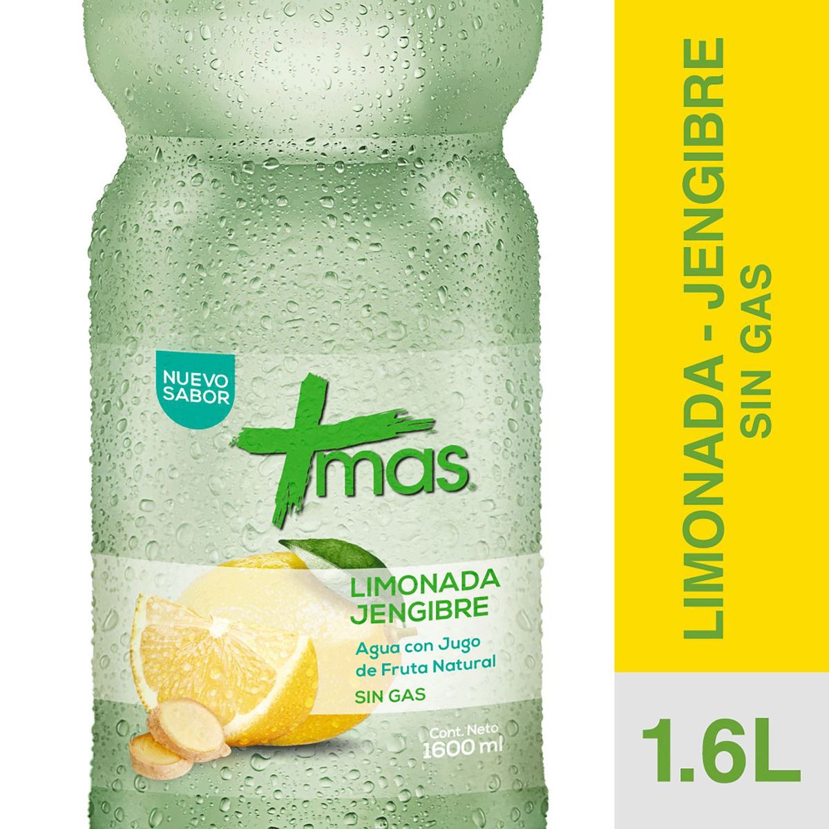 MAS - Agua Limonada Jengibre