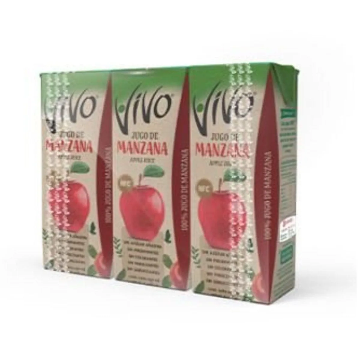 VIVO - Pack Jugo 100% Fruta Manzana