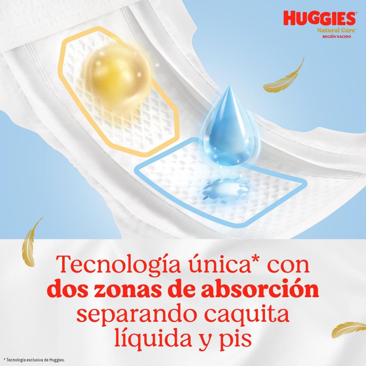 HUGGIES - Pañales Desechables Premium Huggies Natural Care P Más Suave 34 Un