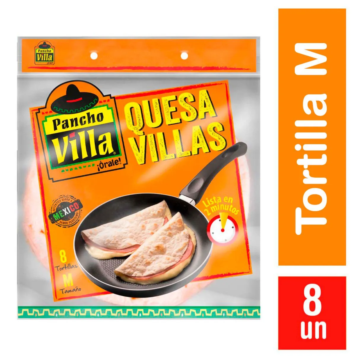 PANCHO VILLA - Tortillas Quesavillas M Pancho Villa 8 Un 200 g