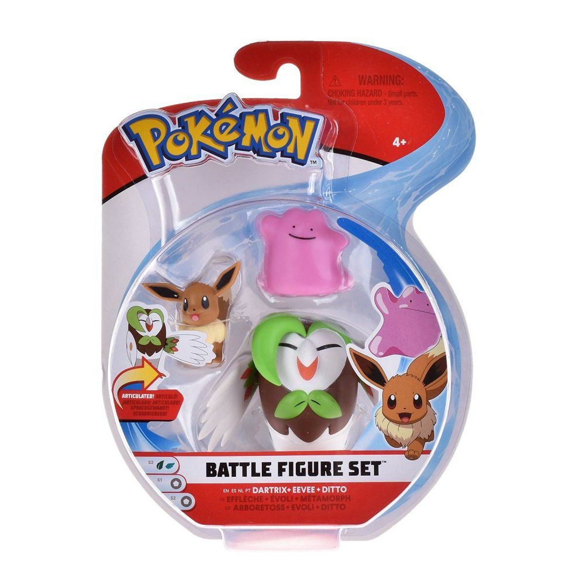 POKEMON - Pack 3 Figuras de 5 A 8 cm Pokemon Surtido