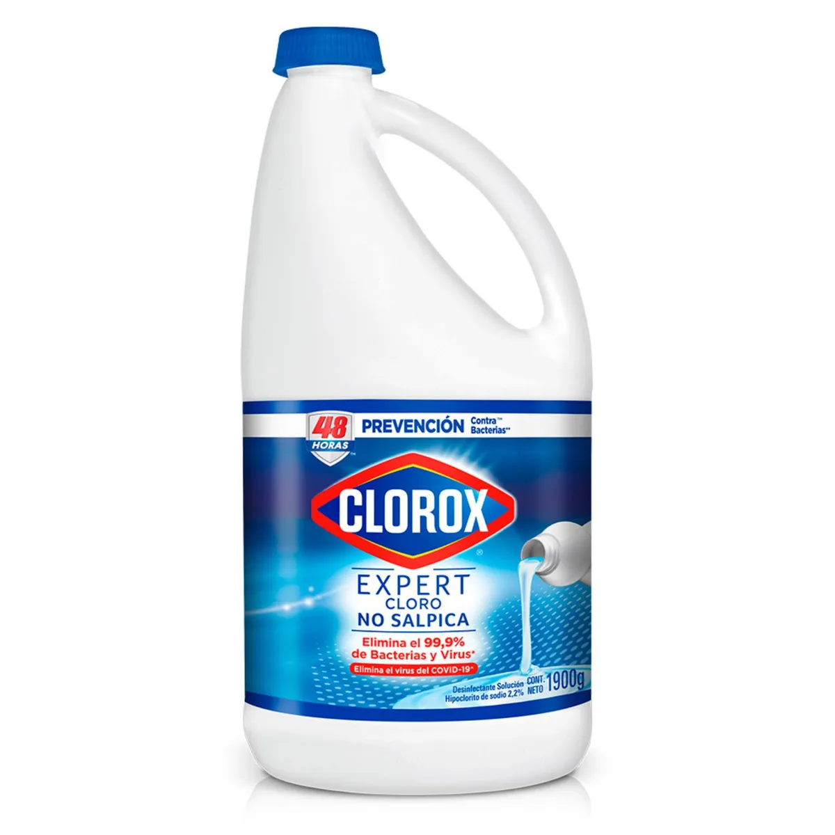 CLOROX - Cloro Clorox Anti-Splash Botella 1.9 Lts