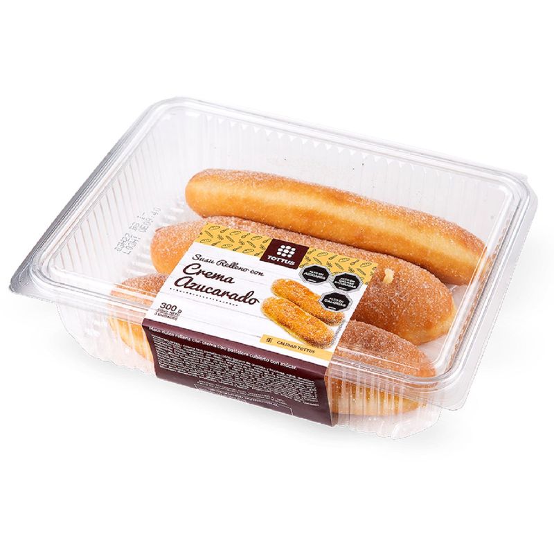 TOTTUS - Susu Relleno con Crema Azucarado Tottus 3 Un