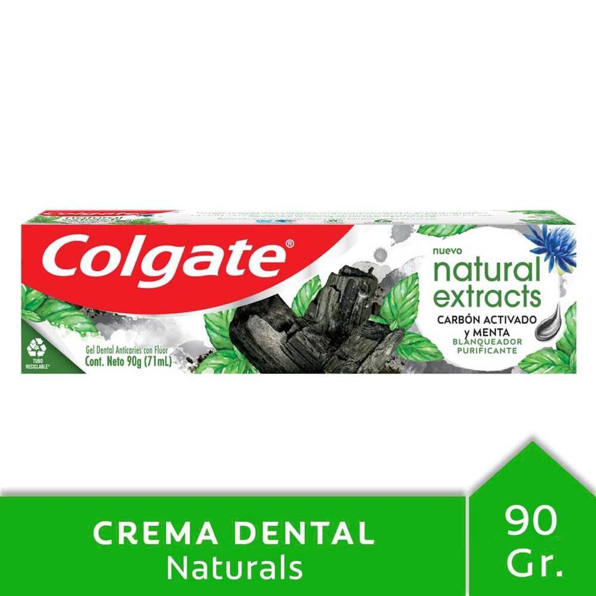 COLGATE - Pasta dental Colgate Natural Extracts Purificante 90 g