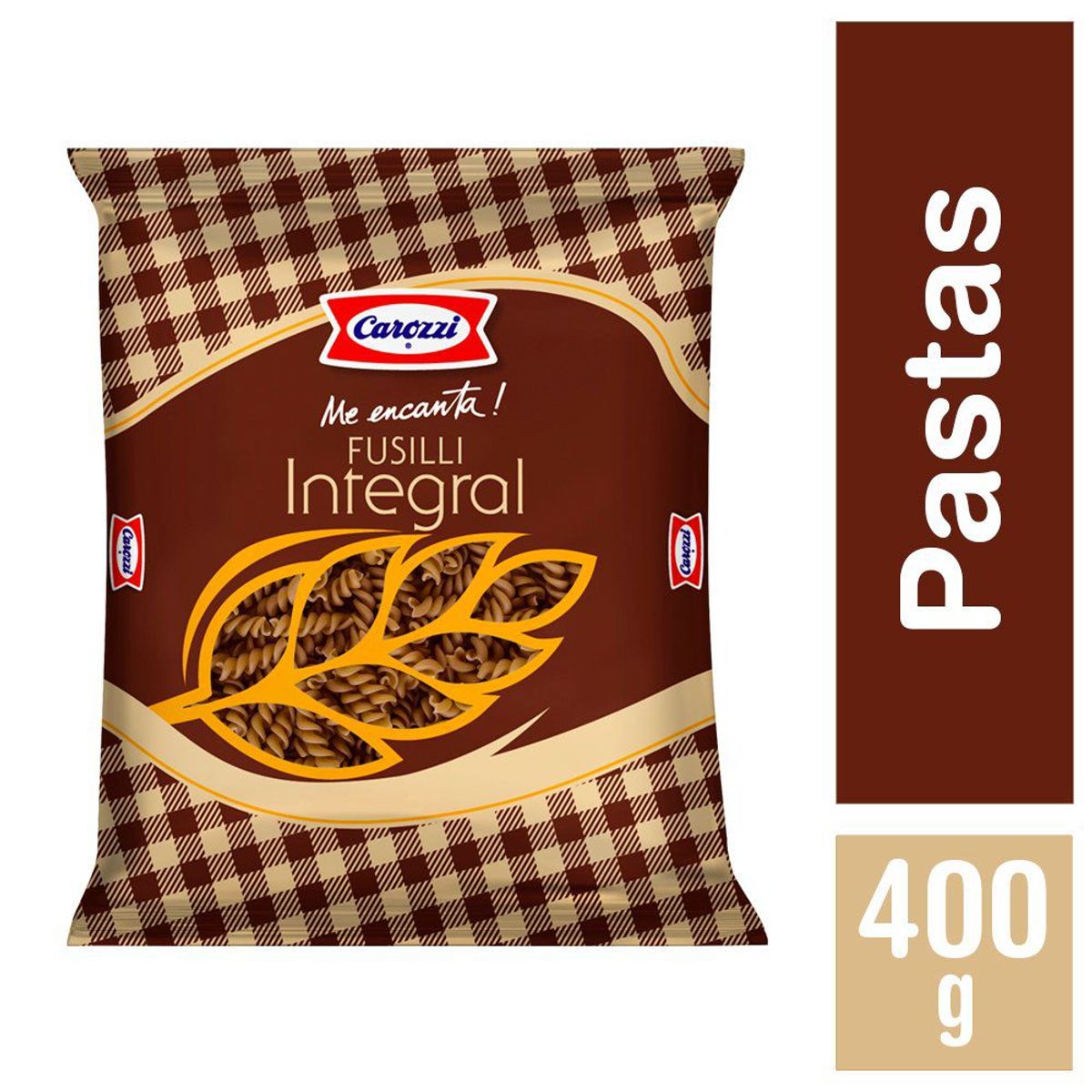 CAROZZI - FIDEO ESPIRAL  INTEGRAL CZZI 400 GR