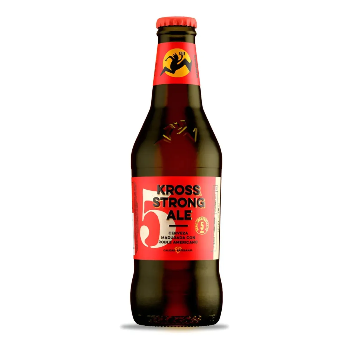 KROSS - Pack Cerveza Artesanal Kross 5 Strong Ale Botella 7.2° 4 x 330 ml