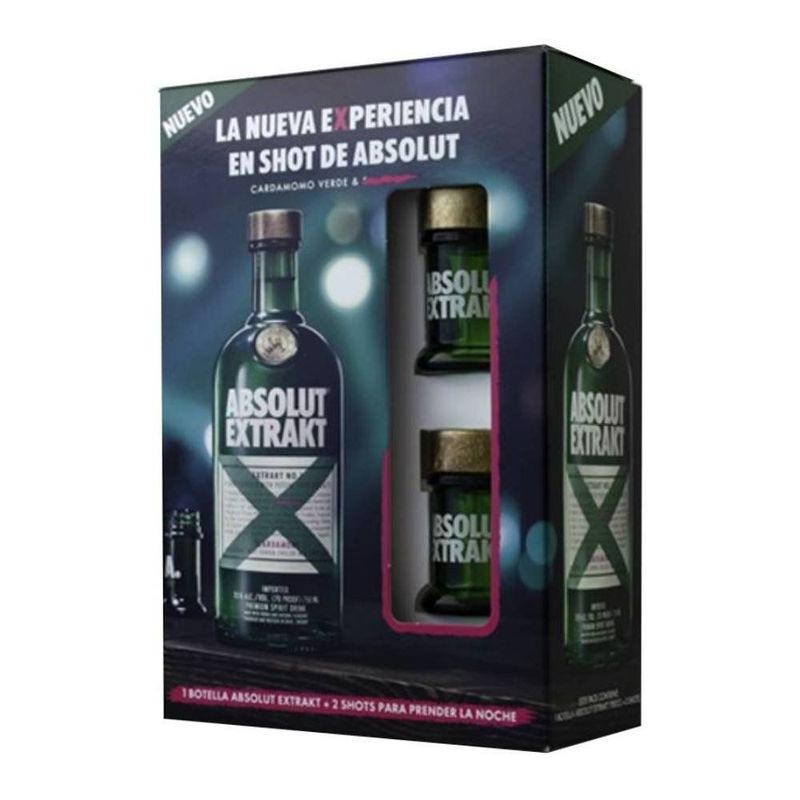 ABSOLUT - PACK   ABSOLUT EXTRAKT  40GG 750 ML