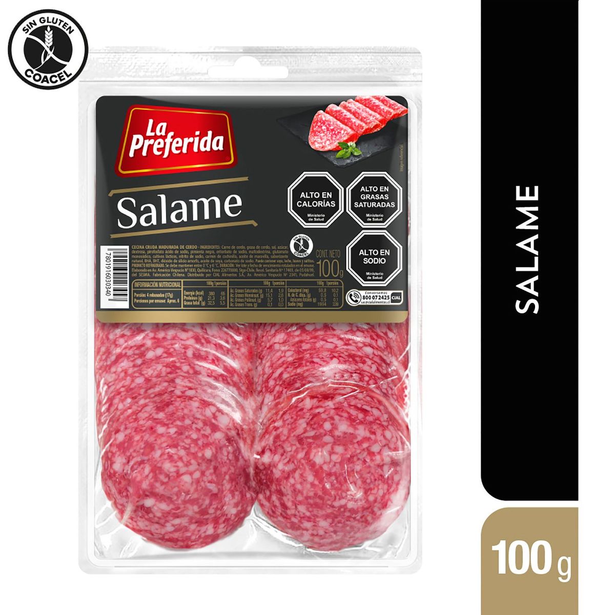 LA PREFERIDA - Salame Laminado