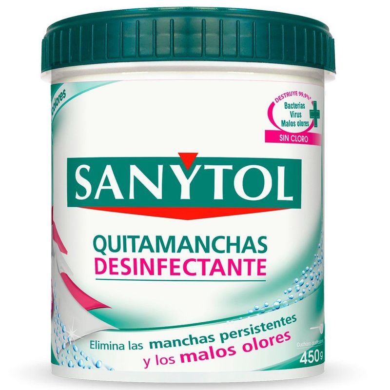 SANYTOL - POLVO  DESINFE QUITAMANCH SANYTOL 450 GR.