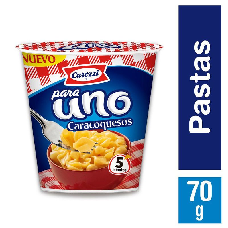 CAROZZI - PASTA PARA UNO CARACOQUES  CAROZZI 70 GR