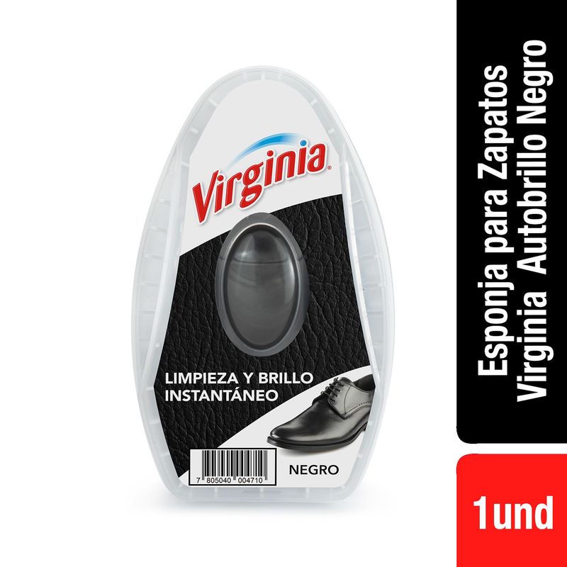 VIRGINIA - ESPONJA CALZADO NEGRO VIRGINIA 1UN