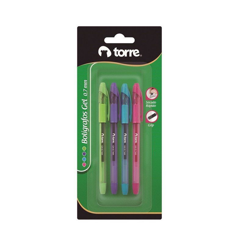 TORRE - Bl.4 Bolig Gel Quick Dry 0.7Mm Mix Torre
