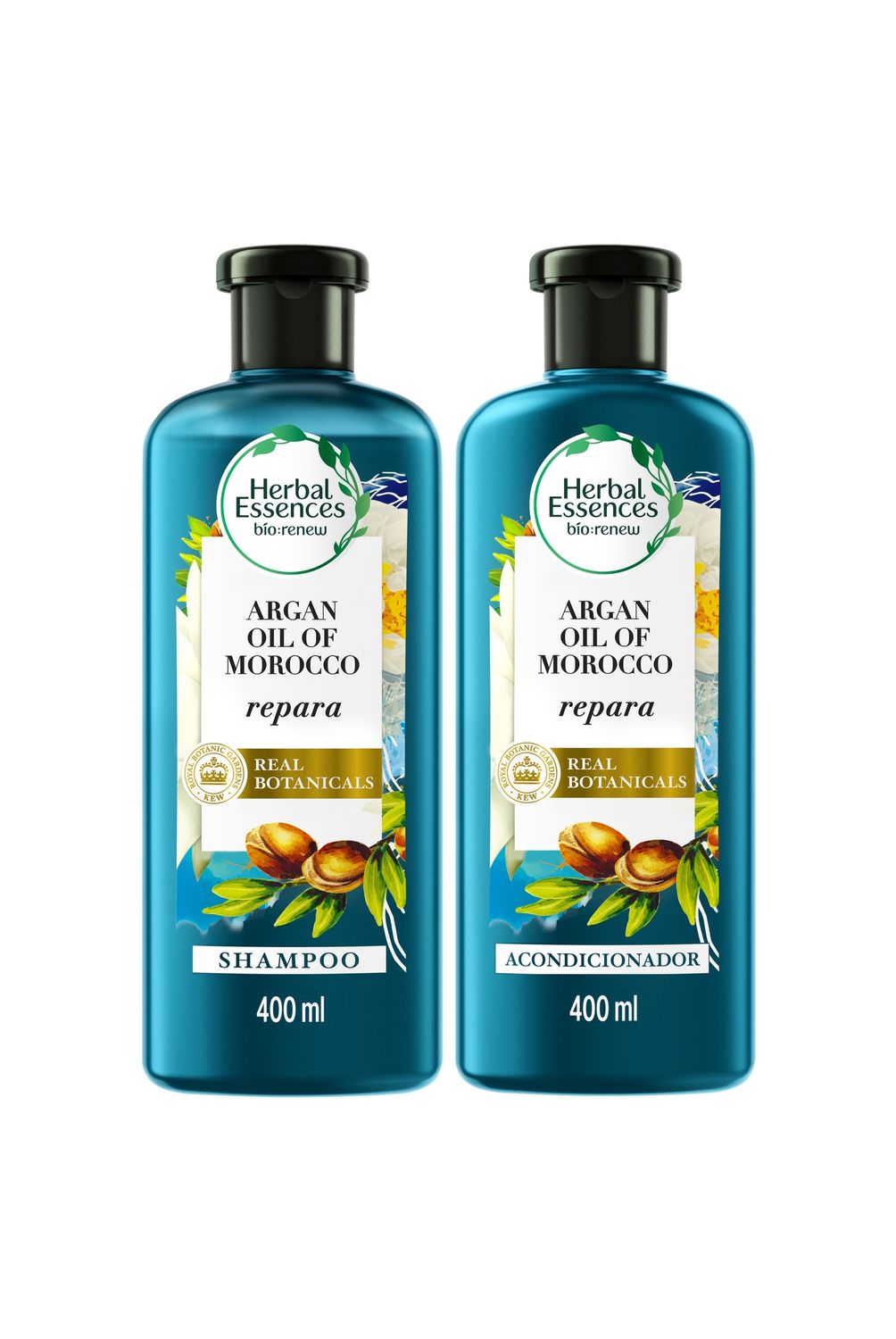 Pack Shampoo y Acondicionador Bío:Renew Aceite de Argán Herbal