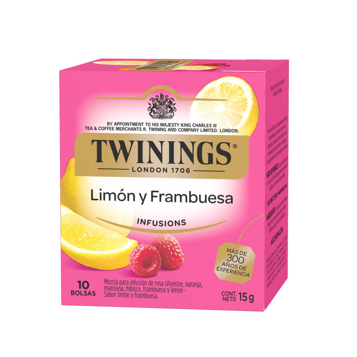 TWININGS - Infusion Limon Frambuesa