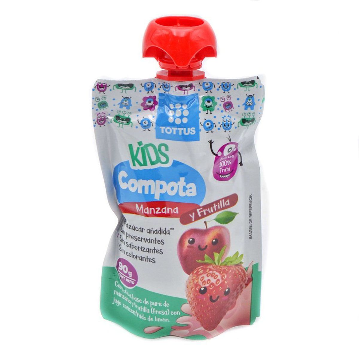TOTTUS - Compota Frutilla-Manzana