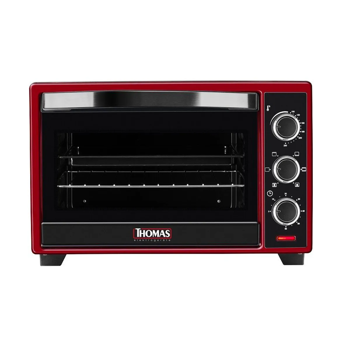 THOMAS - Horno eléctrico 25 litros TH-26R rojo