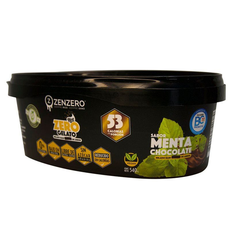 ZENZERO - HELADO ZERO GE.MENT.CHOC  ZENZERO 540 GR