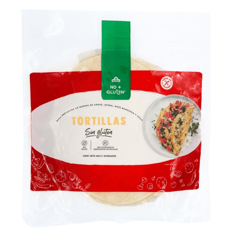 NO+GLUTEN - TORTILLA NO  GLUTEN 260G