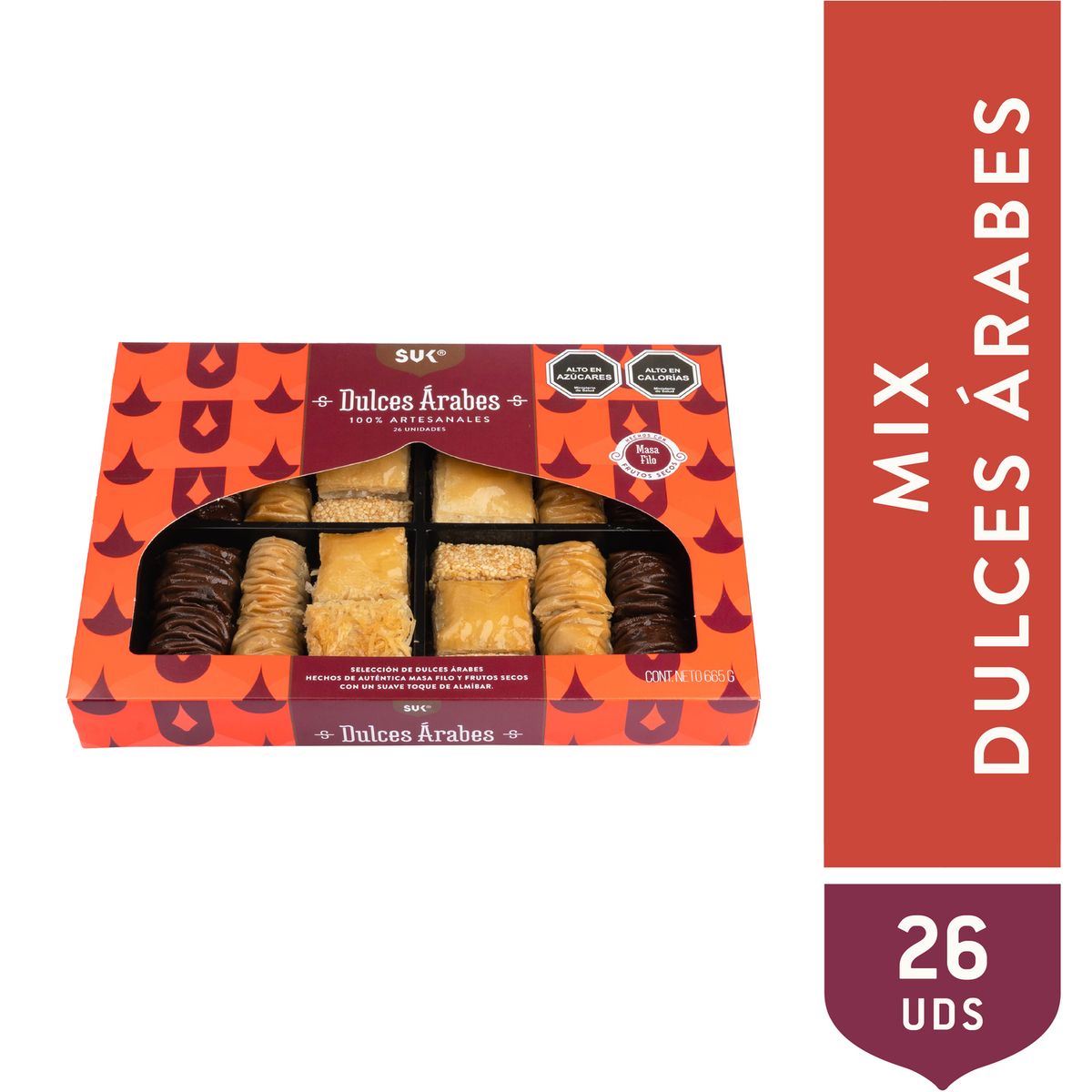 SUK - Dulces Árabes Surtido 665 g