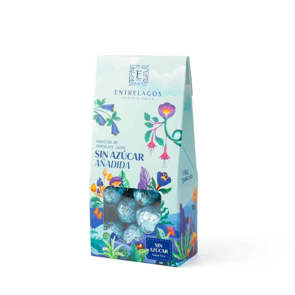 ENTRELAGOS - HUEVOS CHOC  SIN AZUCAR ENTRELAGOS 75 G