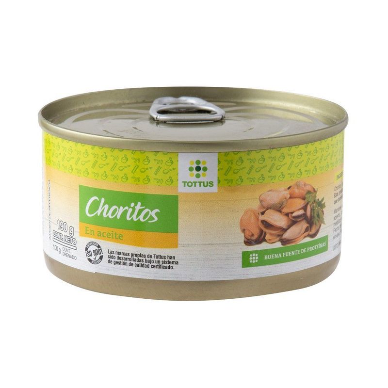 TOTTUS - Choritos en Aceite Tottus 190 g