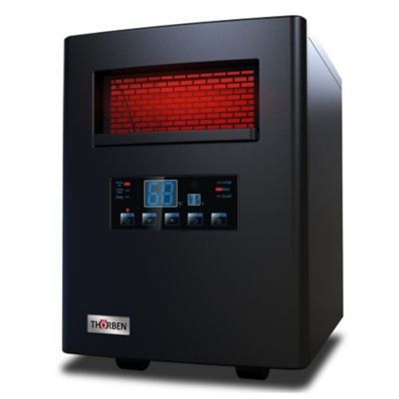 THORBEN - Estufa Infrarroja Thor Green 1500 Wifi Negro