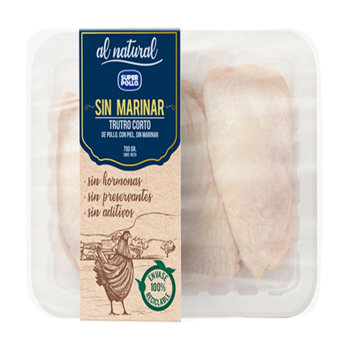 SUPER POLLO - Trutro Corto sin Marinar
