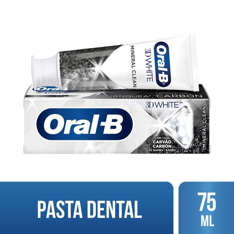 ORAL B - Pasta de Dientes 3D White Mineral Clean
