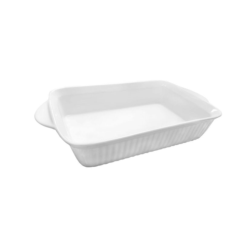 CASA JOVEN - Fuente Para Horno Blanca 4,1 litros