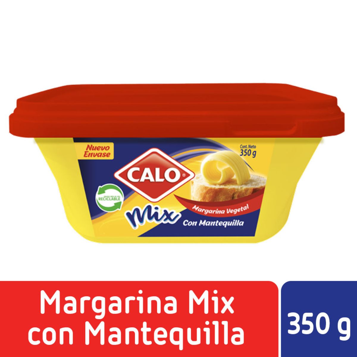 CALO - Margarina Mix con Mantequilla Calo 350 g