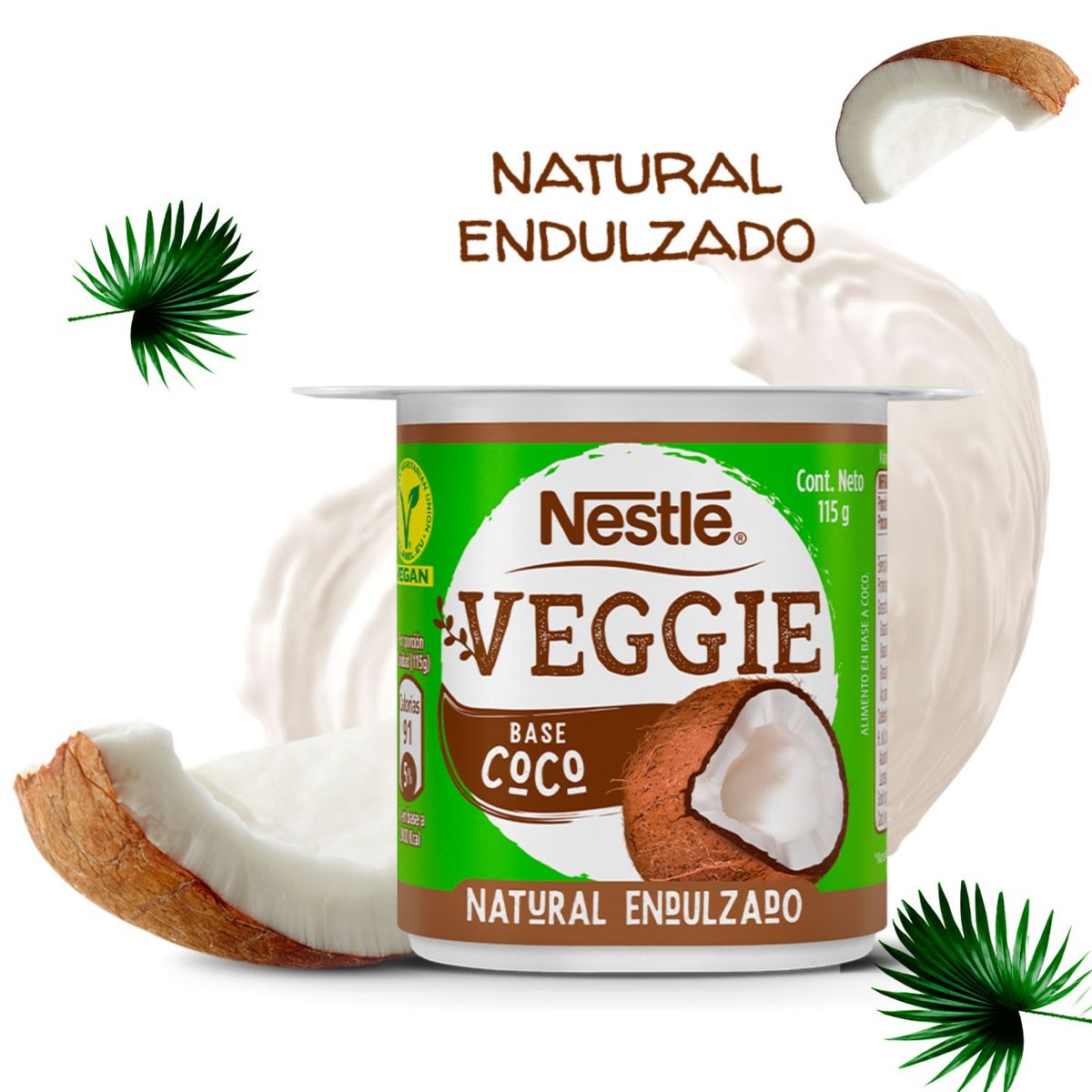 NESTLE - Alimento Vegetal Veggie Coco Endulzado Nestlé 115 gr