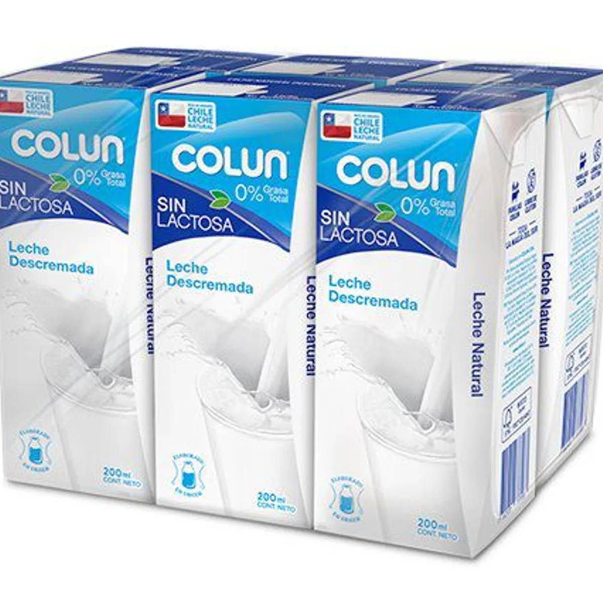 COLUN - Pack Leche Descremada Sin Lactosa