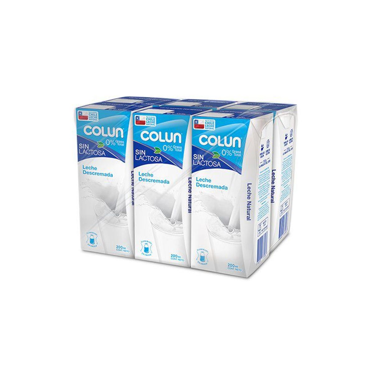 COLUN - Pack Leche Descremada Sin Lactosa