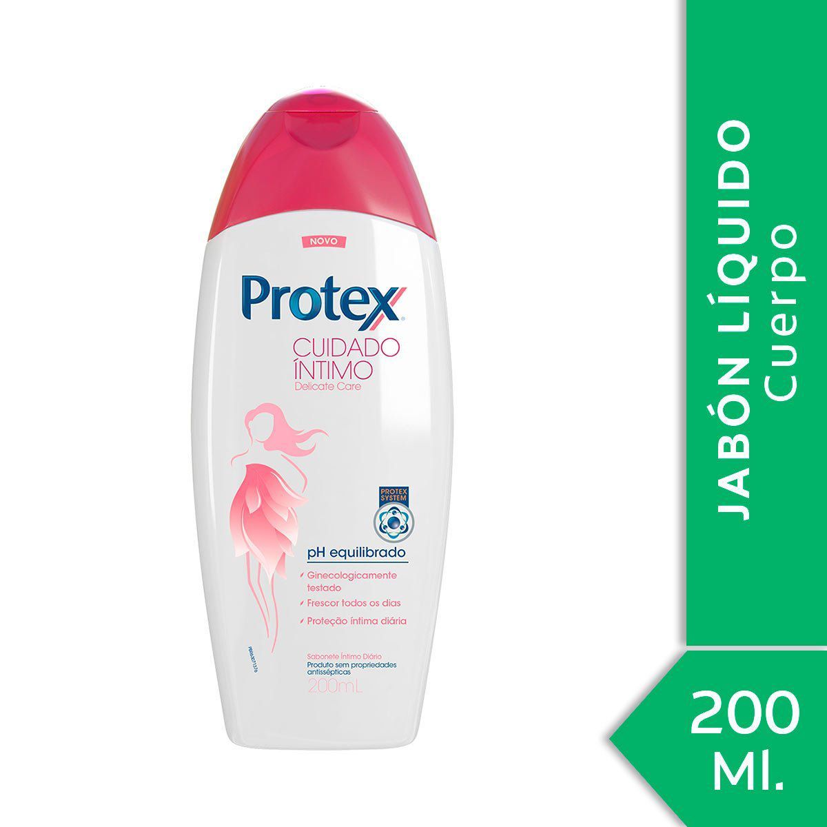PROTEX - Jabón Líquido Corporal Protex Delicate 200 ml