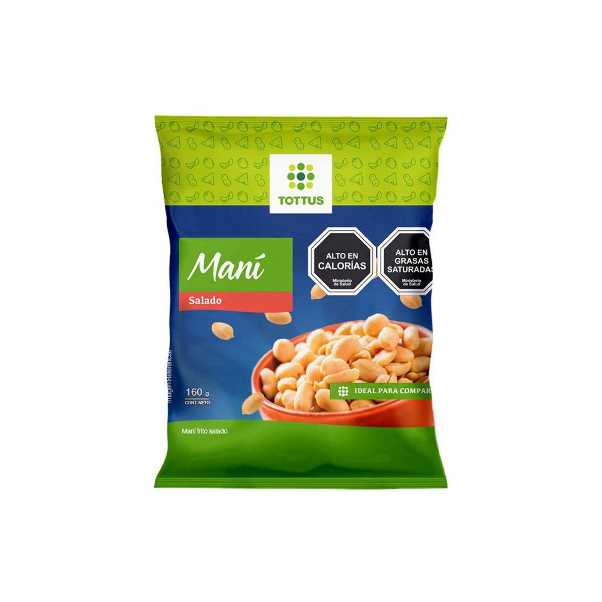 TOTTUS - Maní Salado Tottus 160 g