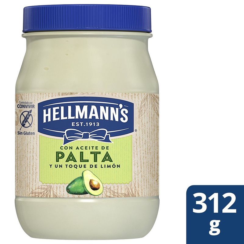  - MAYONESA PALTA FRASCO HELLMANNS 312 GR