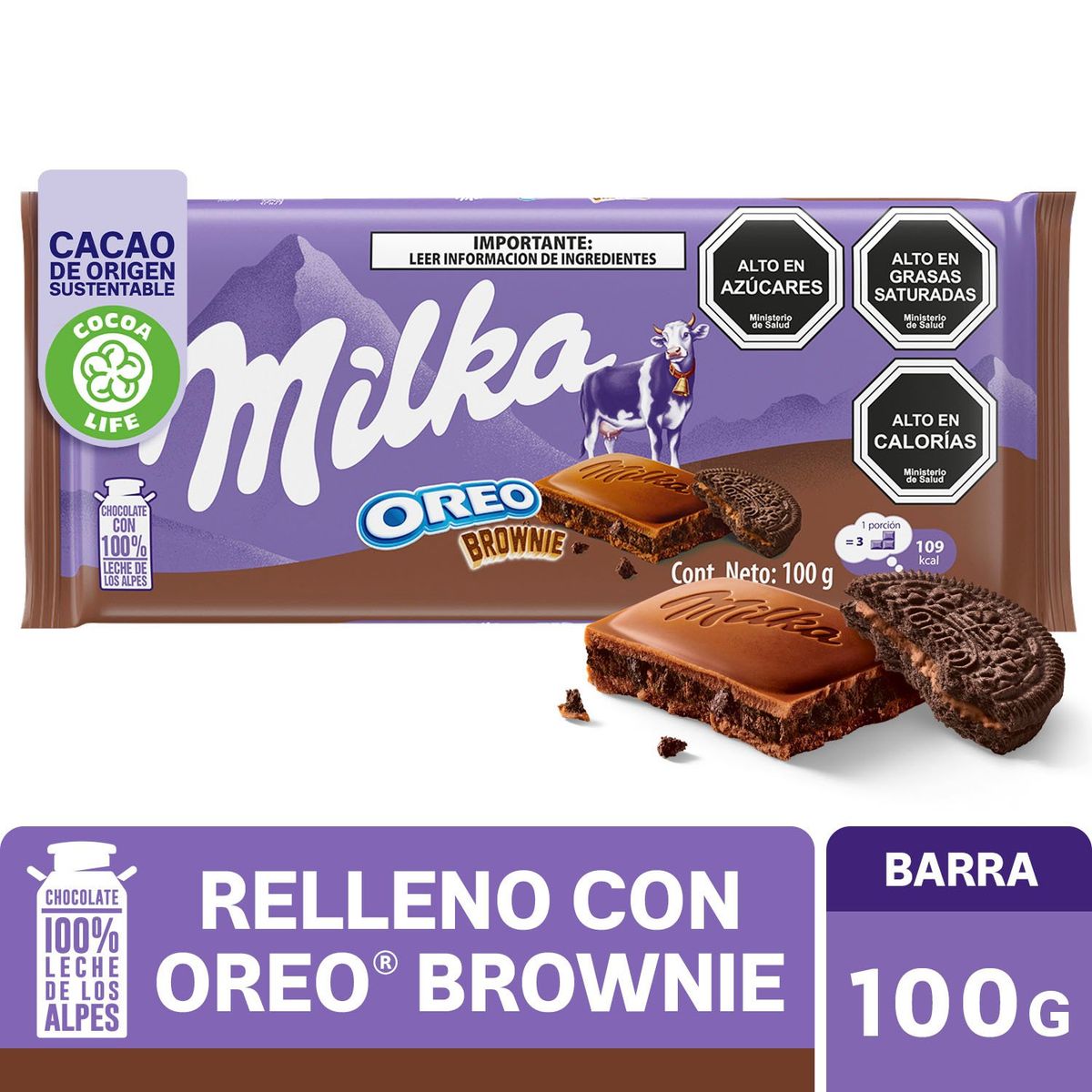 MILKA - Chocolate Oreo Brownie