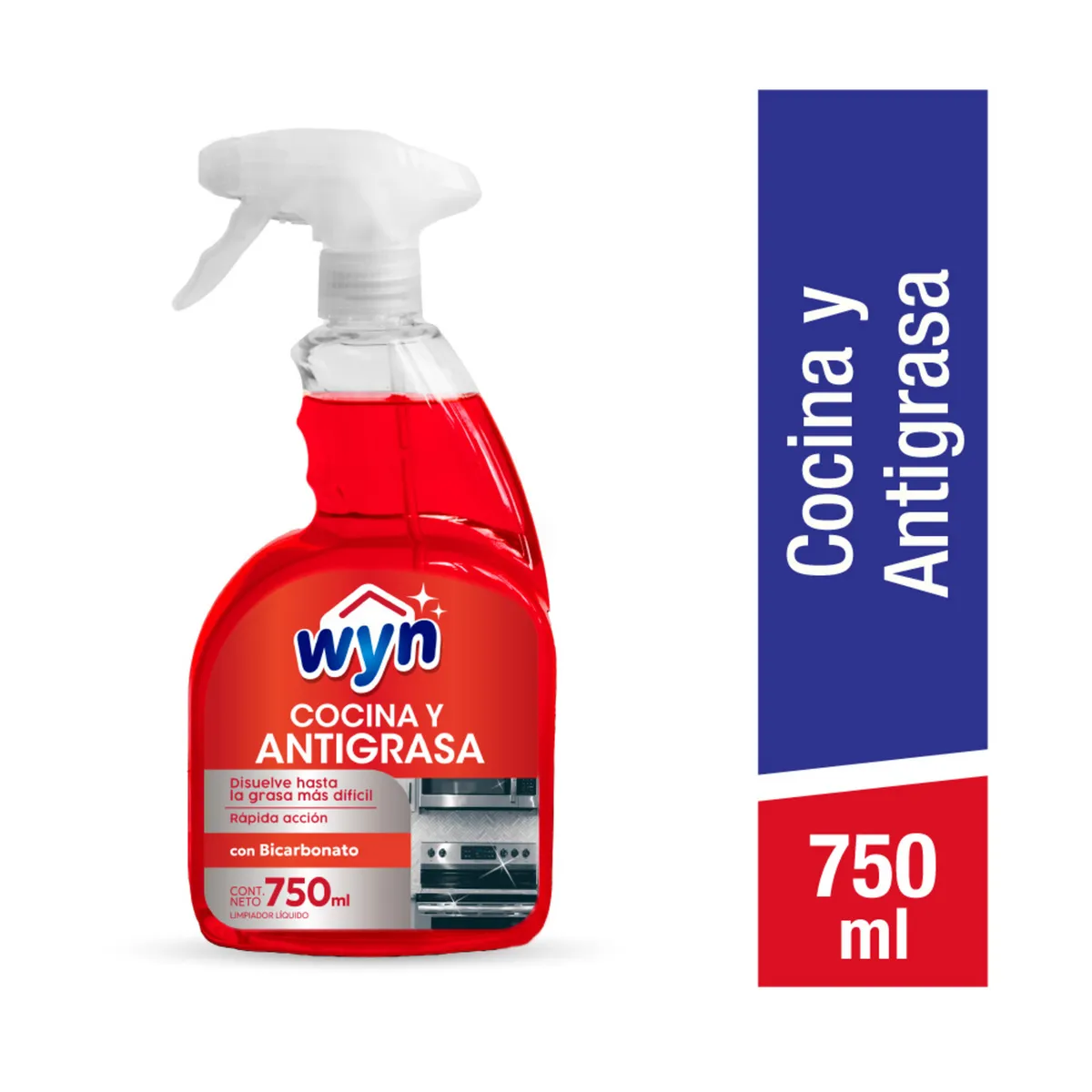 WYN - Limpiador Antigrasa Wyn 750 ml