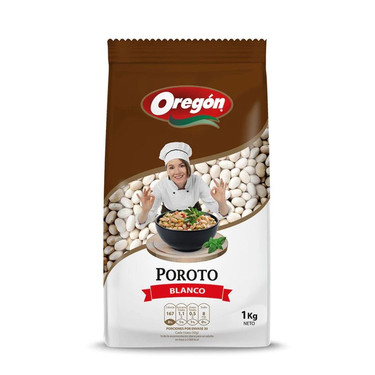 OREGON - Porotos Blancos Oregon 1 Kg